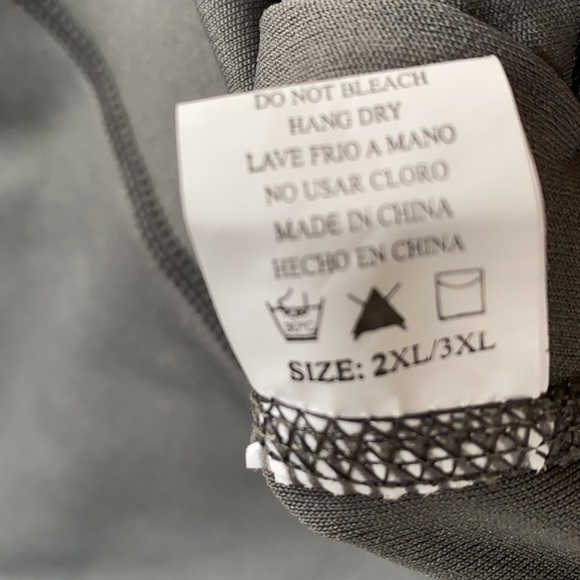 Legging Park Gray, Black mesh sides leggings, NWT - Picture 4 of 9